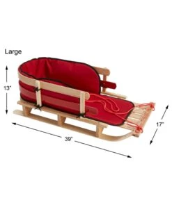 L.L.Bean Kids' Pull Sled And Cushion Set -Outdoor Exploration 111515 0 46