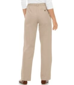 L.L.Bean Women's Wrinkle-Free Bayside Pants, Original Fit Comfort Waist -Outdoor Exploration 209459 0 45