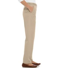 L.L.Bean Women's Wrinkle-Free Bayside Pants, Original Fit Comfort Waist -Outdoor Exploration 209459 0 46