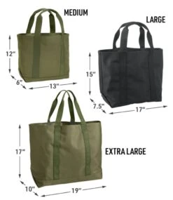 L.L.Bean Hunter's Tote Bag, Open-Top -Outdoor Exploration 212547 0 45 1