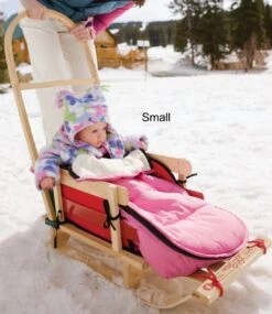 L.L.Bean Kids' Pull Sled And Cushion Set With Push Handle -Outdoor Exploration 239733 0 47