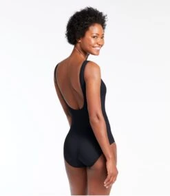 L.L.Bean Women's BeanSport® Swimwear, Tanksuit -Outdoor Exploration 255228 0 44