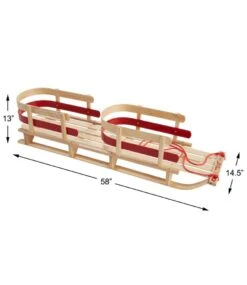 L.L.Bean Kids' Pull Sled, Tandem -Outdoor Exploration 260121 0 45
