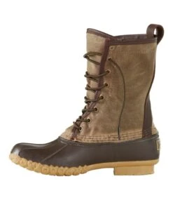 L.L.Bean Men's Waxed-Canvas Maine Hunting Shoes, 10" -Outdoor Exploration 262905 0 44