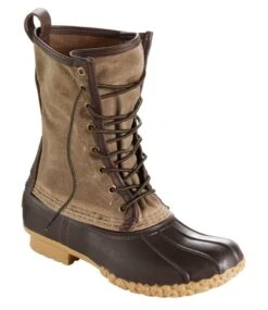 L.L.Bean Men's Waxed-Canvas Maine Hunting Shoes, 10" -Outdoor Exploration 262905 0 48