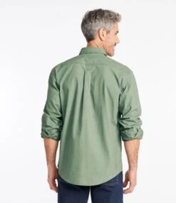 L.L.Bean Men's Sunwashed Canvas Shirt, Traditional Fit -Outdoor Exploration 270133 0 45
