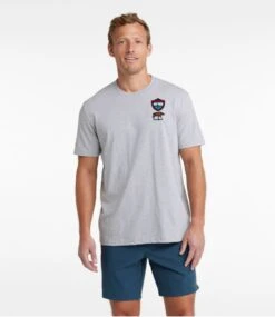 L.L.Bean Men's Maine Inland Fisheries And Wildlife Tee, Moose -Outdoor Exploration 281962 0 44