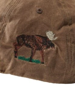 L.L.Bean Adults' MIF&W Waxcloth Hat, Moose -Outdoor Exploration 282039 0 46
