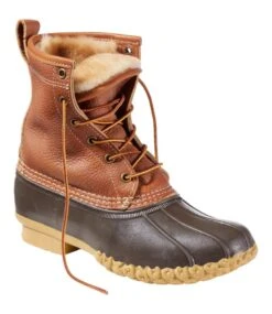 L.L.Bean Women’s Bean Boots, 8" Shearling-Lined Insulated -Outdoor Exploration 286357 0 48
