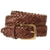 L.L.Bean Men's Essential Braided Leather Belt 2 L.L.Bean Men's Essential Braided Leather Belt -Outdoor Exploration 290574 116 41