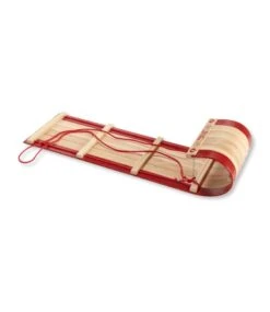 L.L.Bean Toboggan With Cushion And Buffalo Plaid Cushion Cover, Small -Outdoor Exploration 292346 0 46