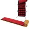 L.L.Bean Toboggan With Cushion And Buffalo Plaid Cushion Cover -Outdoor Exploration 292347 0 41