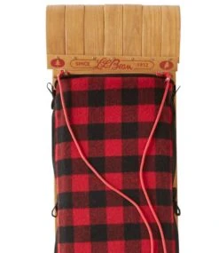 L.L.Bean Toboggan With Cushion And Buffalo Plaid Cushion Cover -Outdoor Exploration 292347 0 47