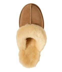 L.L.Bean Women's Wicked Good Shearling-Lined Slides -Outdoor Exploration 293107 0 46