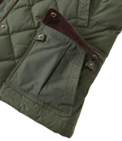 Women's L.L.Bean Upcountry Waxed Cotton Down Vest -Outdoor Exploration 296117 0 47