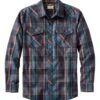 L.L.Bean Men's Katahdin Performance Flannel Shirt -Outdoor Exploration 298102 51984 41