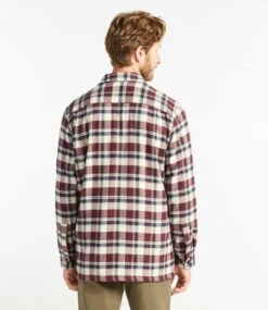 L.L.Bean Men's Fleece-Lined Flannel Shirt, Traditional Fit -Outdoor Exploration 298189 0 45