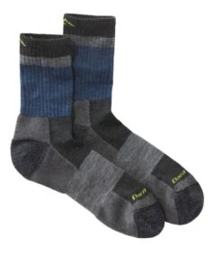 L.L.Bean Men's Darn Tough Socks, Micro-Crew Heady Stripe