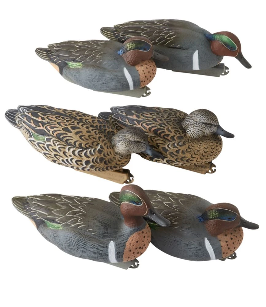 L.L.Bean Avery Pro-Grade Decoys, Green-Winged Teal 6-Pack 3 L.L.Bean Avery Pro-Grade Decoys, Green-Winged Teal 6-Pack