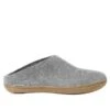 L.L.Bean Adults' Glerups Wool Slippers, Open Heel -Outdoor Exploration 304340 22571 41