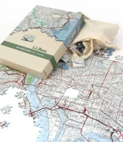 L.L.Bean My Hometown Map Puzzle II -Outdoor Exploration 304384 0 46