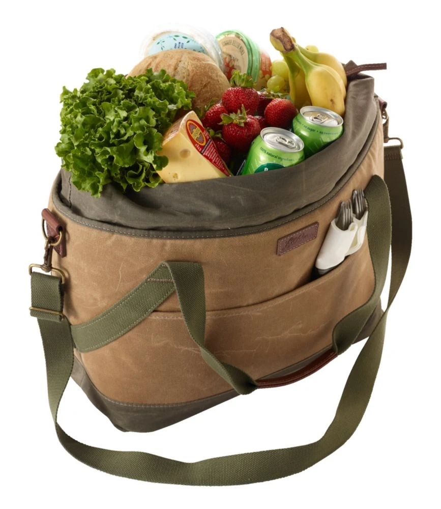 L.L.Bean Insulated Waxed-Canvas Tote, Large 6 L.L.Bean Insulated Waxed-Canvas Tote, Large - Image 4