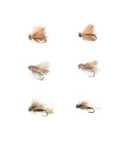 L.L.Bean Umpqua Six-Piece Caddis Dry Fly Selection