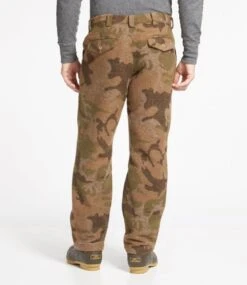 L.L.Bean Men's Maine Guide Wool Pants With PrimaLoft, Camouflage -Outdoor Exploration 500507 0 45