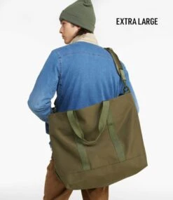 L.L.Bean Hunter's Tote Bag, Zip-Top With Shoulder Strap -Outdoor Exploration 501805 0 48