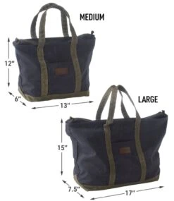 L.L.Bean Waxed-Canvas Tote Bag -Outdoor Exploration 502265 0 46