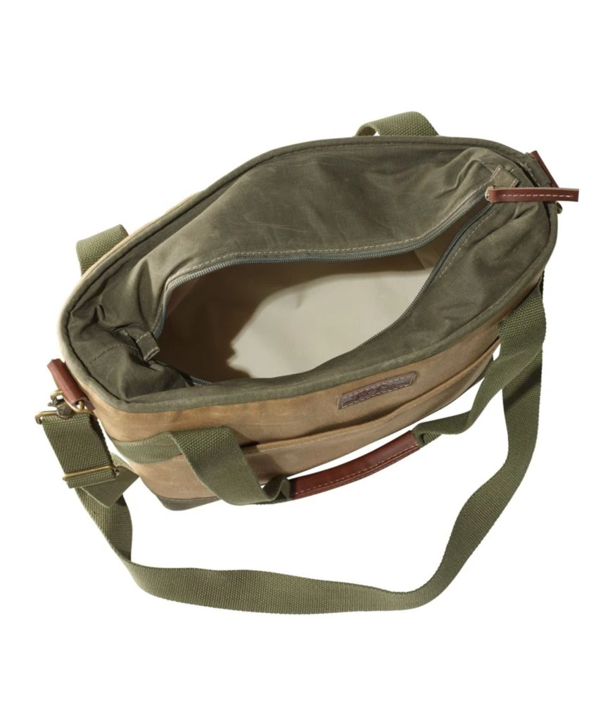 L.L.Bean Insulated Waxed-Canvas Tote, Medium 5 L.L.Bean Insulated Waxed-Canvas Tote, Medium - Image 3