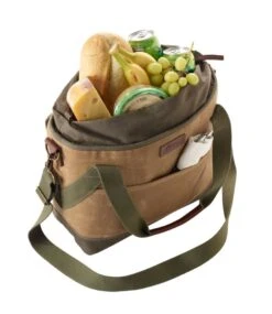 L.L.Bean Insulated Waxed-Canvas Tote, Medium 10 L.L.Bean Insulated Waxed-Canvas Tote, Medium -Outdoor Exploration 502268 0 46