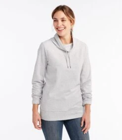 L.L.Bean Women's Ultrasoft Sweats, Funnelneck Pullover -Outdoor Exploration 503608 0 44