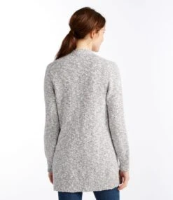 L.L.Bean Women's Cotton Ragg Sweater, Open Cardigan -Outdoor Exploration 503637 0 45