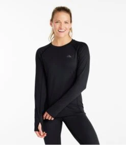 Women's L.L.Bean Midweight Crew Base Layer, Long Sleeve -Outdoor Exploration 504949 0 44