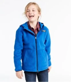 L.L.Bean Kids' Mountain Classic Fleece, Hooded -Outdoor Exploration 505068 0 45