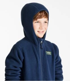 L.L.Bean Kids' Mountain Classic Fleece, Hooded -Outdoor Exploration 505068 0 47