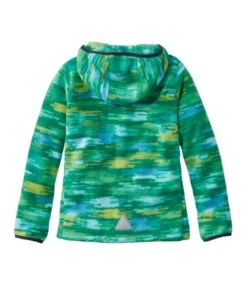 L.L.Bean Kids' Mountain Classic Fleece, Hooded, Print -Outdoor Exploration 505227 0 47