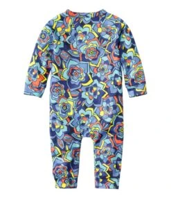 L.L.Bean Infants' Wicked Warm Underwear, One-Piece, Print -Outdoor Exploration 505595 0 44