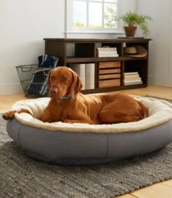 L.L.Bean Premium Oval Bolster Dog Bed -Outdoor Exploration 505847 0 44