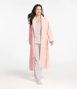 L.L.Bean Women's Organic Terry Robe -Outdoor Exploration 506278 0 46