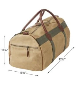 L.L.Bean Waxed Canvas Duffle, Medium -Outdoor Exploration 506531 0 47