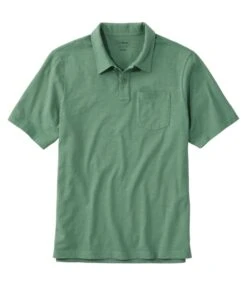 L.L.Bean Men's Lakewashed® Organic Cotton Polo, Short-Sleeve
