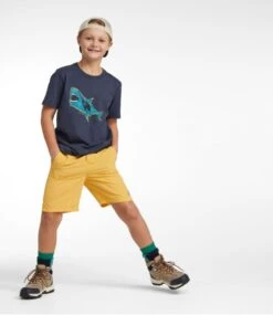 L.L.Bean Kids' Graphic Tee, Glow-in-the-Dark -Outdoor Exploration 506935 0 45