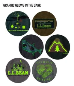 L.L.Bean Kids' Graphic Tee, Glow-in-the-Dark -Outdoor Exploration 506935 0 47