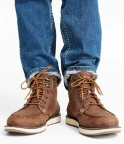 L.L.Bean Men's Stonington Boots, Moc-Toe -Outdoor Exploration 507137 0 71