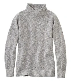 L.L.Bean Women's Cotton Ragg Sweater, Funnelneck Pullover