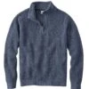 L.L.Bean Men's Organic Cotton Sweater, Quarter Zip -Outdoor Exploration 508120 37956 41