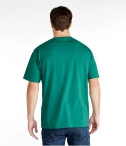 Men's Carefree Unshrinkable Tee, L.L.Bean Logo, Short-Sleeve -Outdoor Exploration 508335 0 45