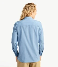 L.L.Bean Women's No Fly Zone Shirt, Long-Sleeve -Outdoor Exploration 509144 0 45